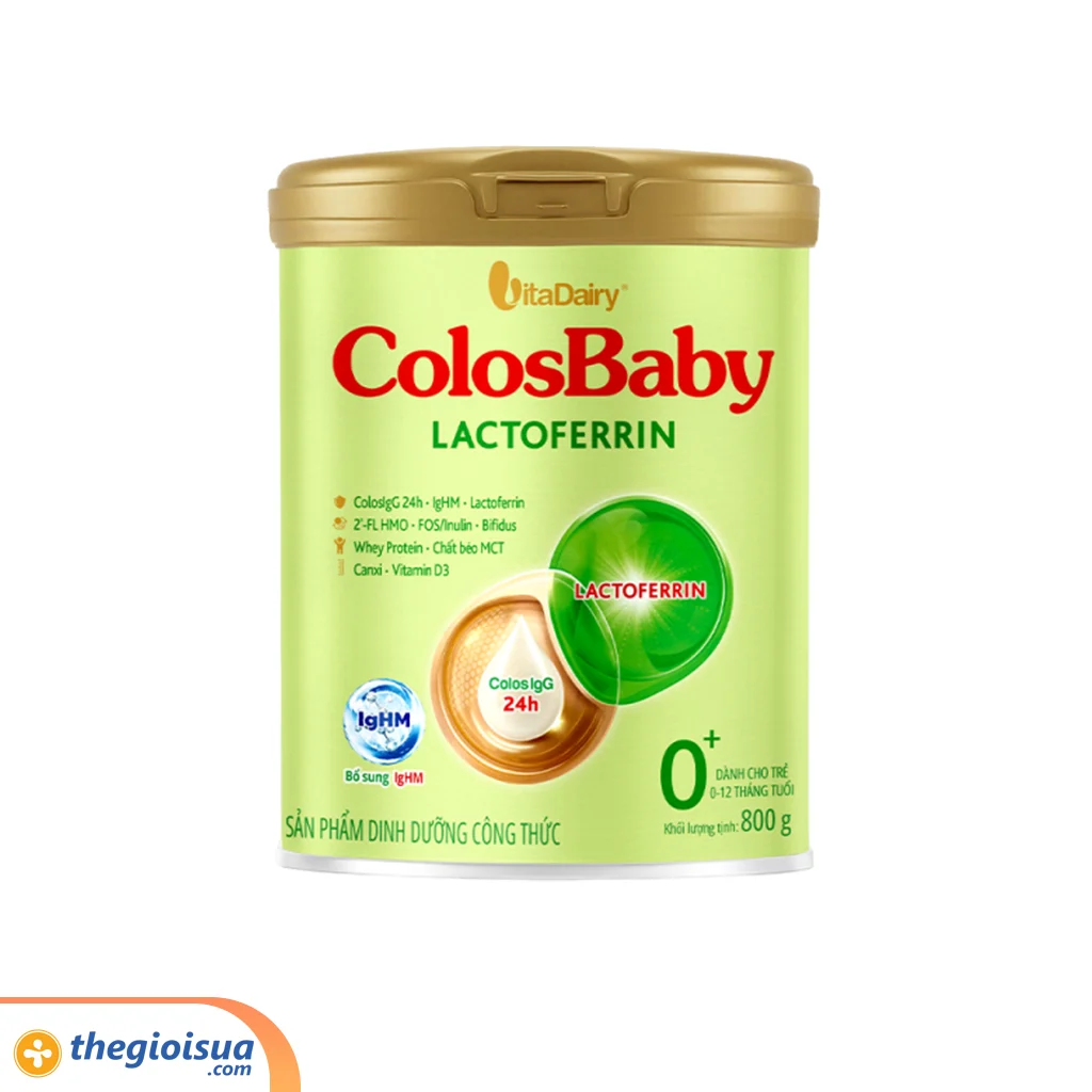 Sữa Bột ColosBaby Lactoferrin 0+ 800g