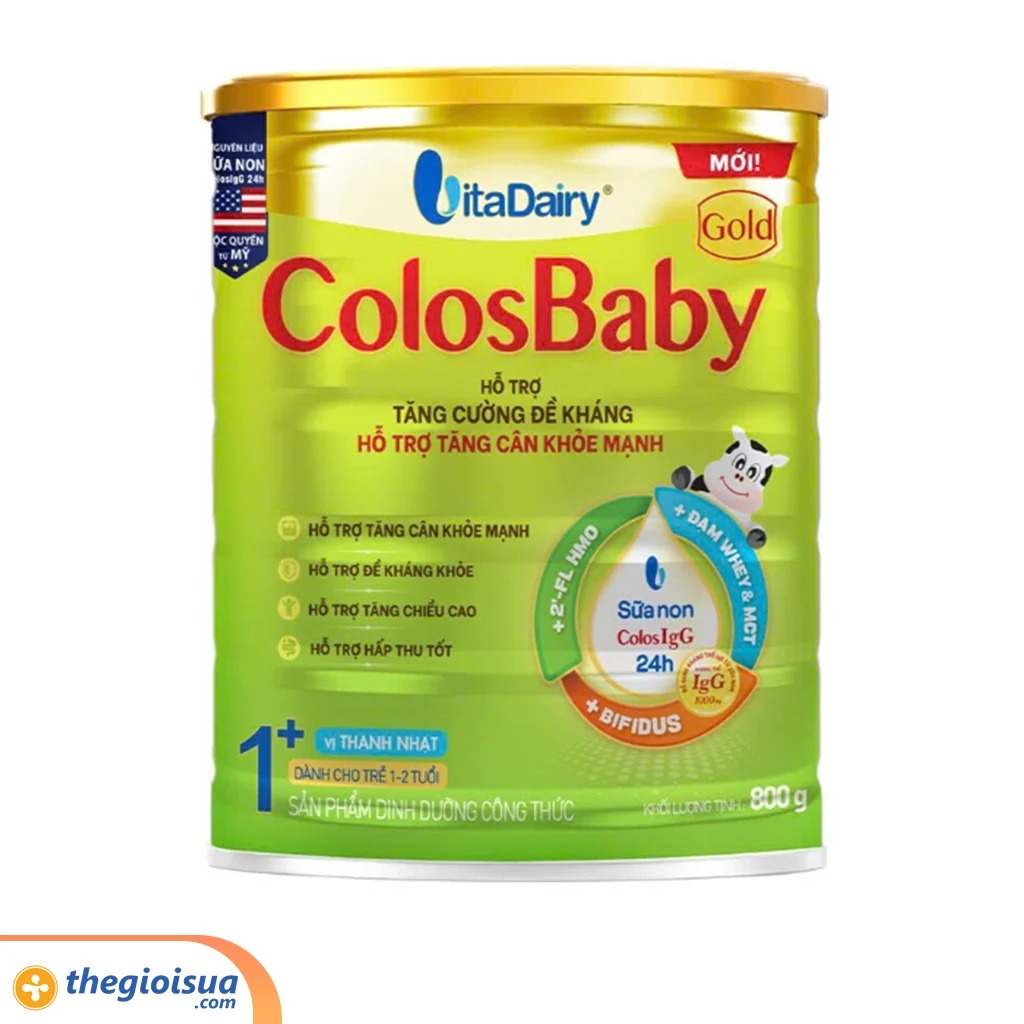Sữa bột dinh dưỡng công thức ColosBaby Gold 1+ 800g