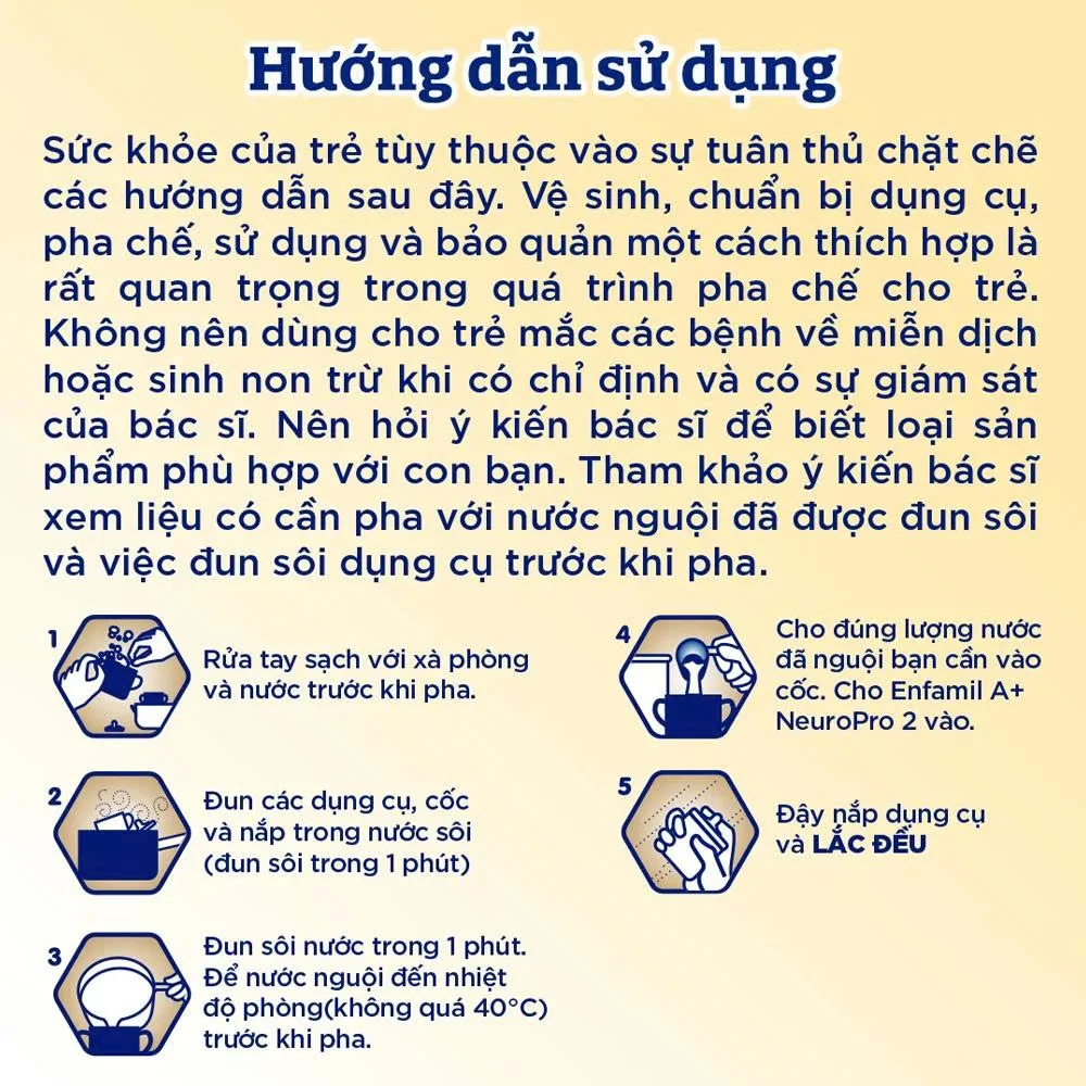 Sữa bột Enfamil A+ Neuropro 2 HMO 1700g