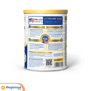 Sữa bột người lớn Nutricare Gold 850 Gram