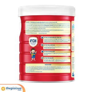 Sữa bột Nuti Grow PLUS đỏ 2+ 850g (từ 2 tuổi)