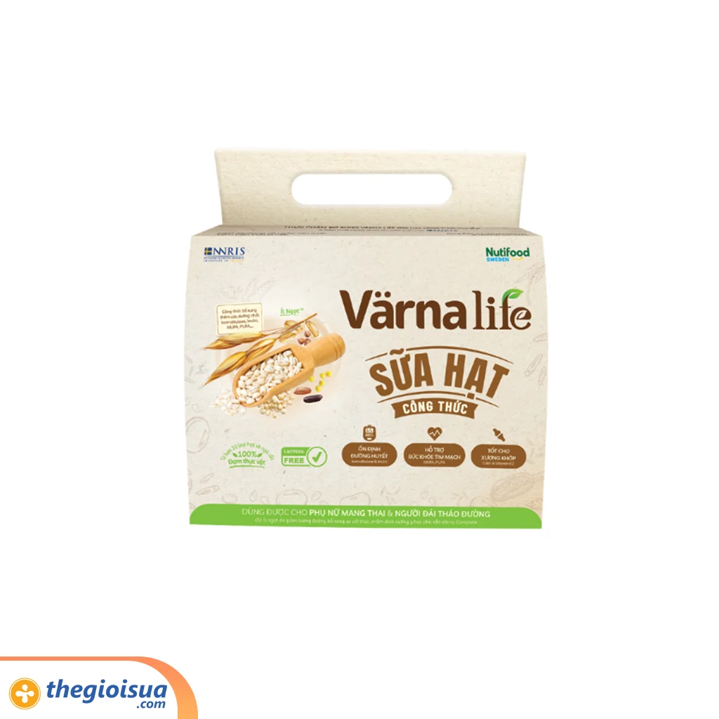 Sữa Bột Pha Sẵn VARNA LIFE sữa hạt Hộp 200ml