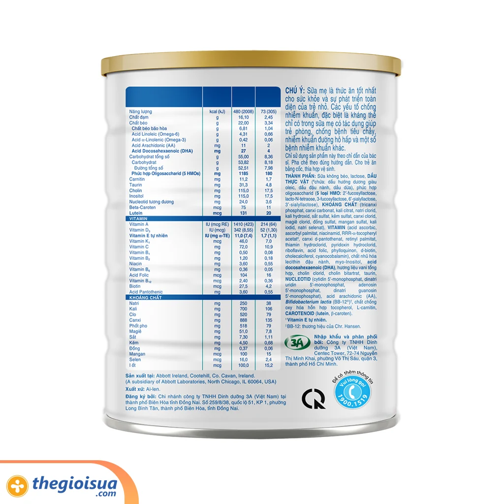 Sữa bột Similac Total Protection 1+ 800g (Từ 1-2 tuổi)