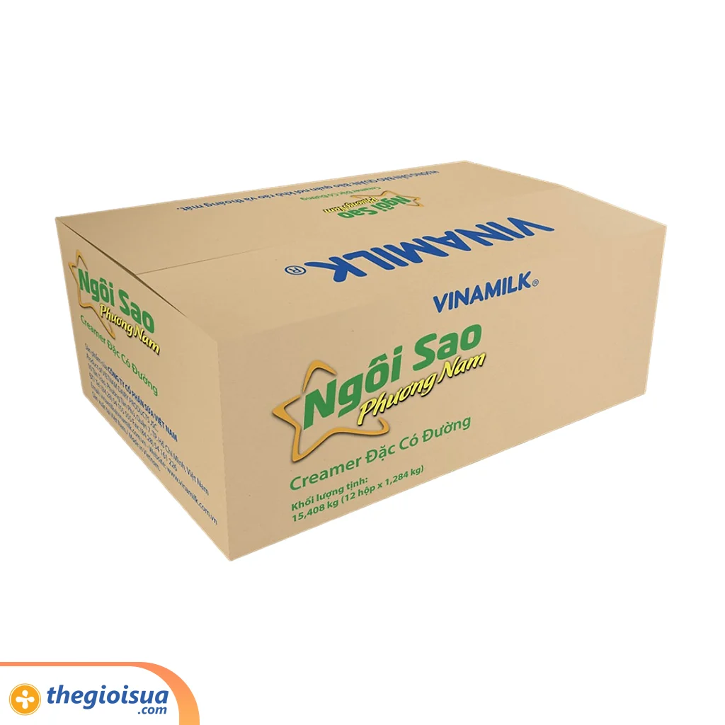 Sữa đặc có đường Ngôi Sao Phương Nam Xanh lá 1284g