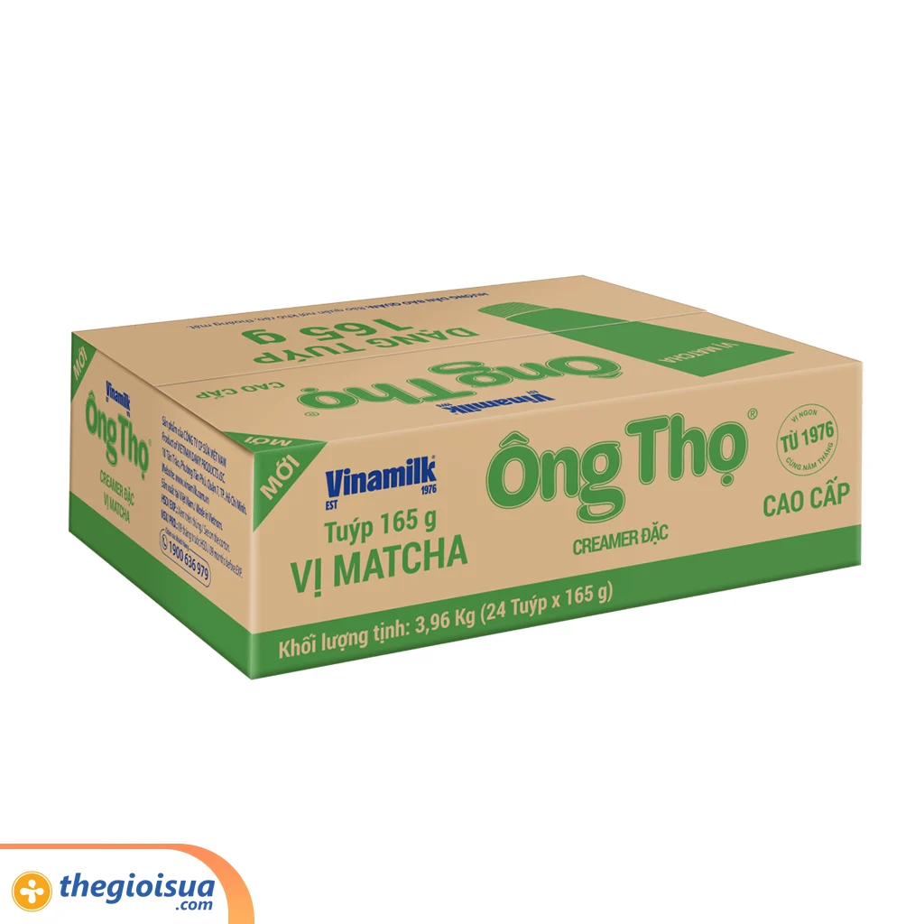 Sữa đặc Ông Thọ vị Matcha tuýp 165g