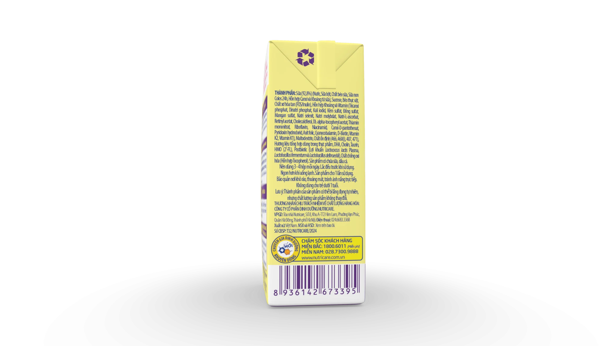 Sữa Dinh Dưỡng Pha Sẵn Care 100 pedia 110ml