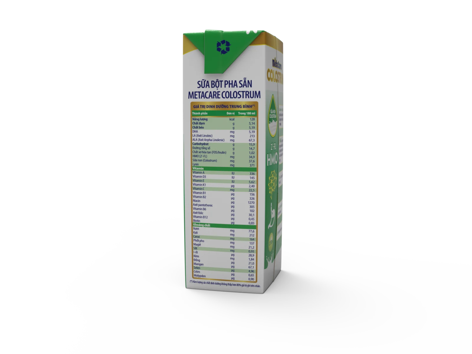 Sữa Dinh Dưỡng Pha Sẵn Metacare Colostrum 180ml (1 tuổi trở lên)