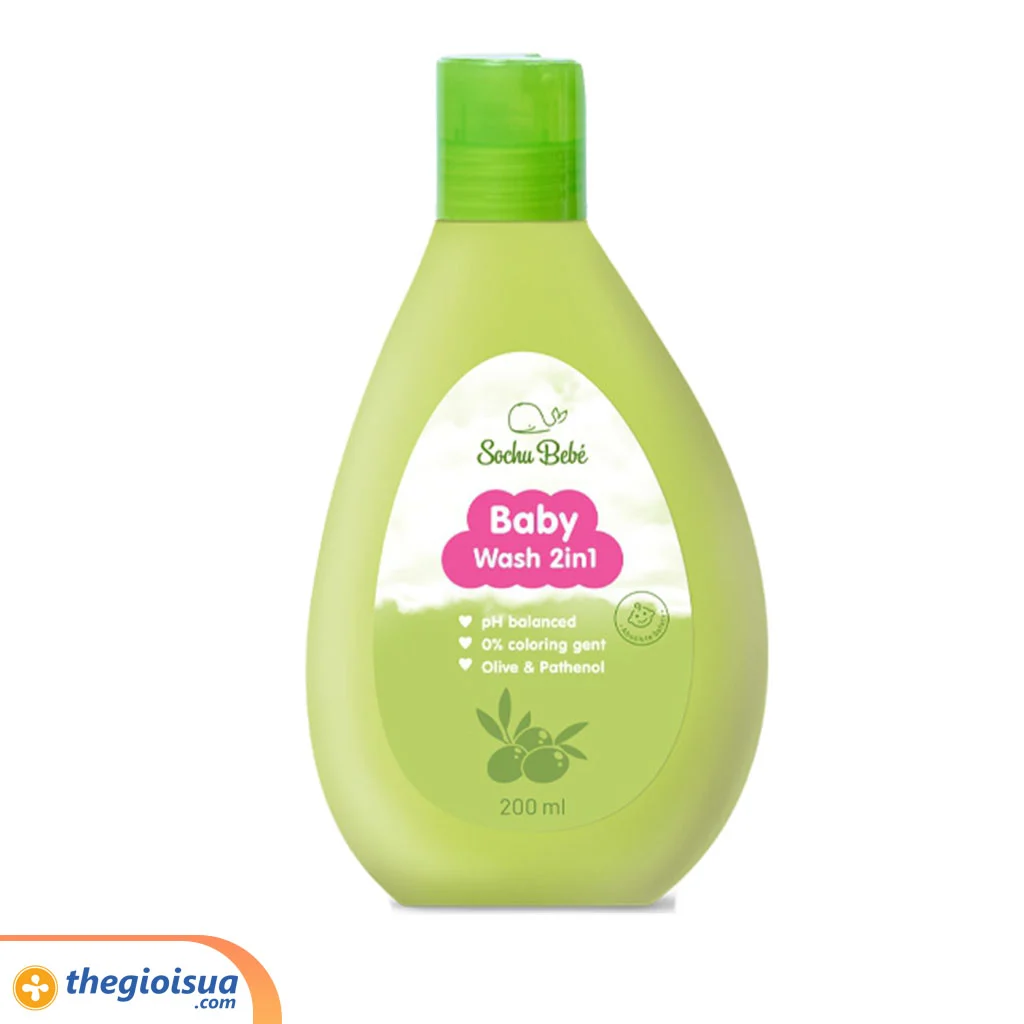Sữa tắm Sochu BEBÉ - Baby wash 2 in 1 (200ml)