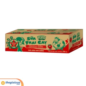 Sữa trái cây Kun hương dâu 180ml