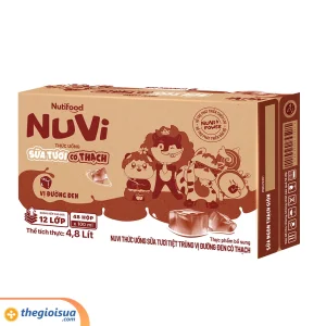 SỮA TƯƠI NUVI ĐƯỜNG ĐEN CÓ THẠCH 100ML