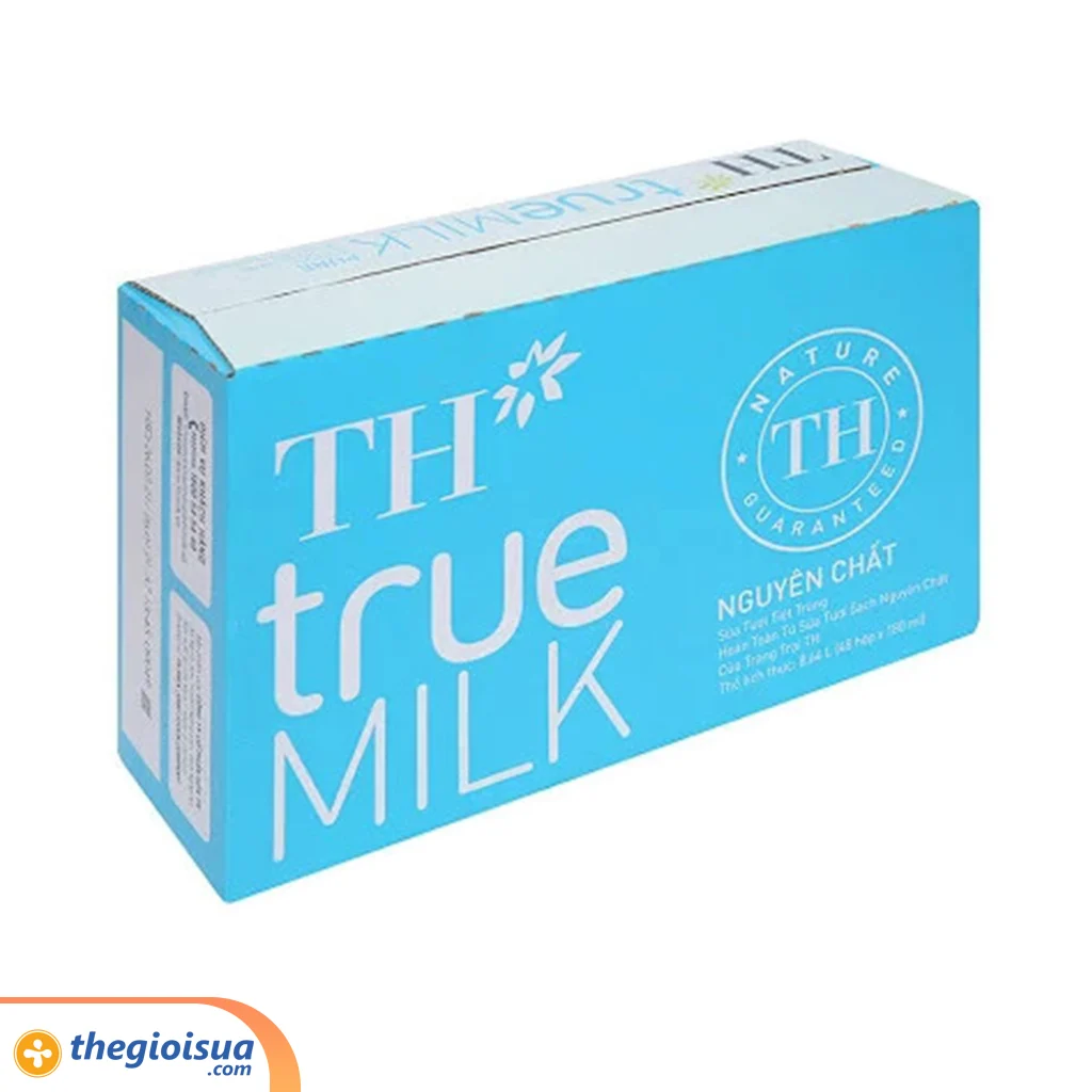 Sữa tươi tiệt trùng TH nguyên chất 180ml