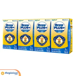 Sữa uống dinh dưỡng Growplus+ vàng sữa non 1+ 110ML (1-2 tuổi)