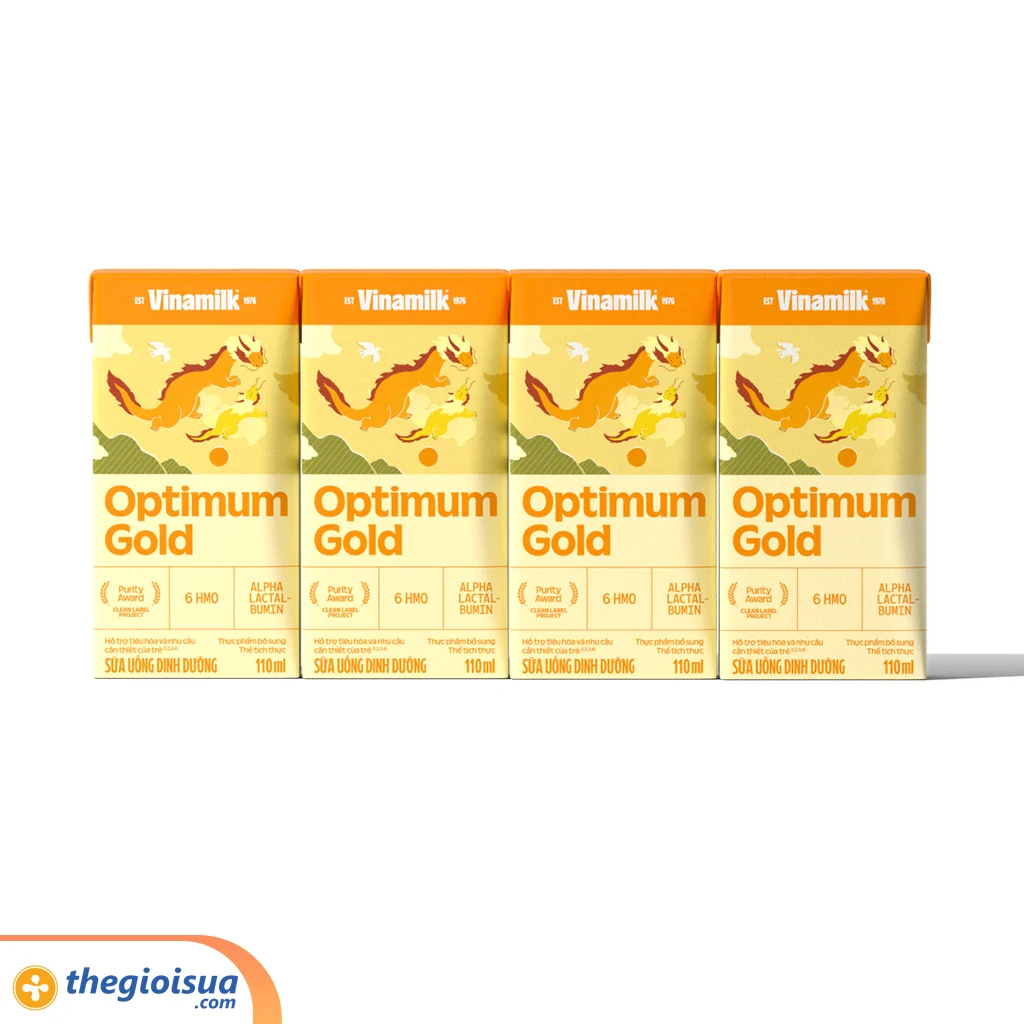 Sữa uống dinh dưỡng Optimum Gold 110ml mẫu mới