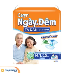 Tã dán Caryn ngày và đêm M/L 10
