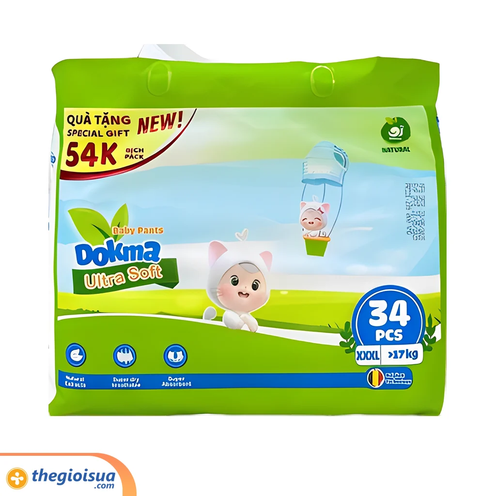 TÃ QUẦN DOKMA ECO BABY - XXXL34