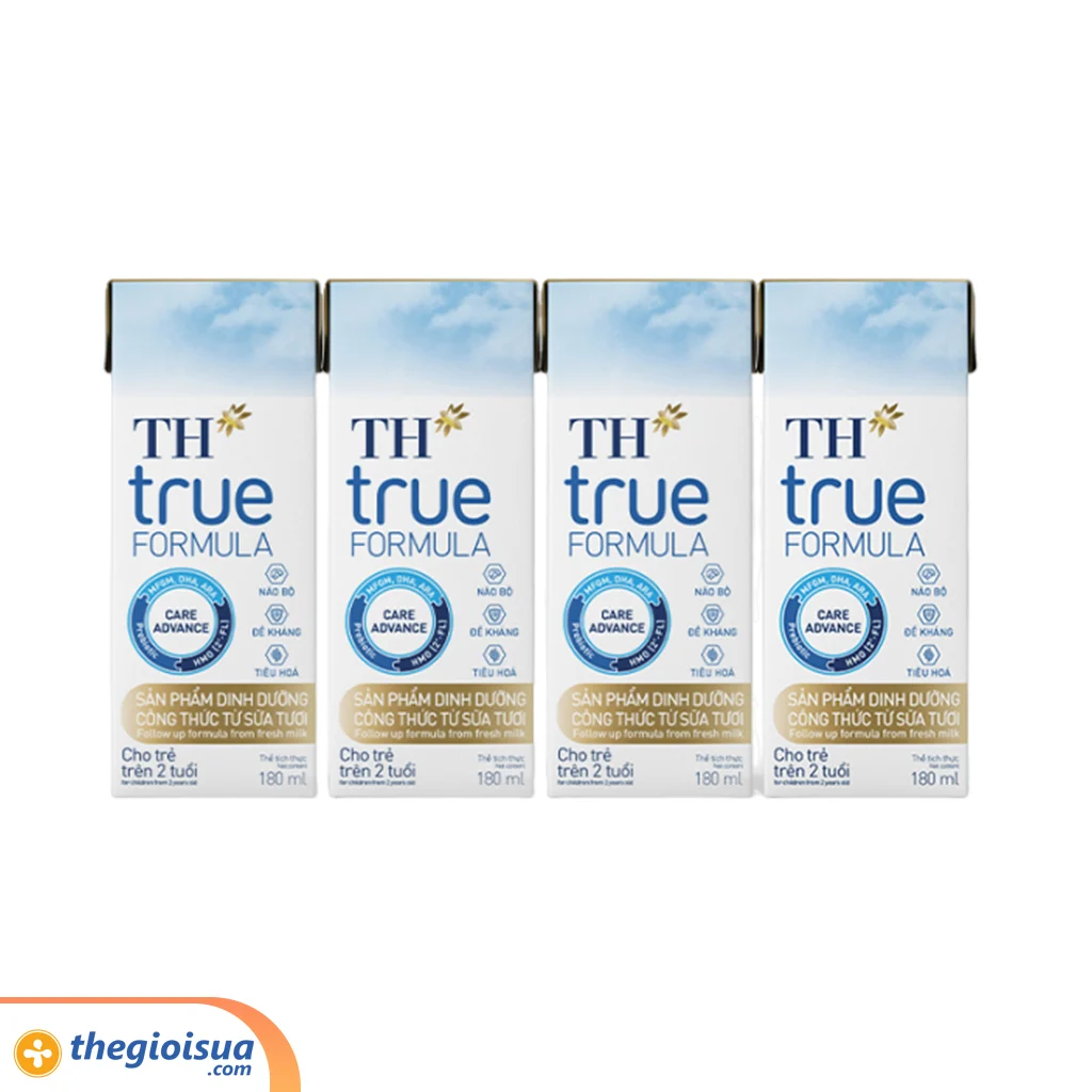 Sản phẩm dinh dưỡng công thức từ sữa tươi TH FORMULA 180ml cho bé trên 2 tuổi