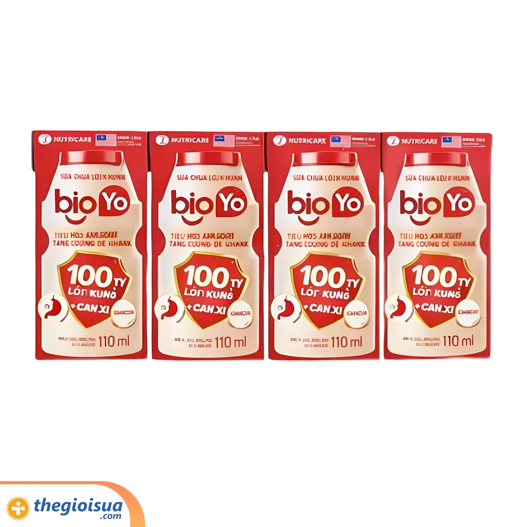 Thực phẩm bổ sung Sữa chua lợi khuẩn BIOYO 110ml