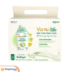 Thực Phẩm Bổ Sung Sữa Tươi Công Thức VARNALIFE (XANH) hộp 200ml