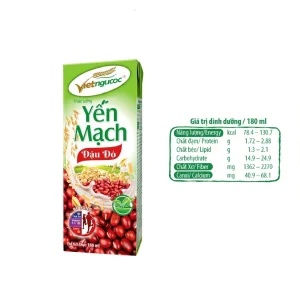 Thức uống yến mạch đậu đỏ 180 ml