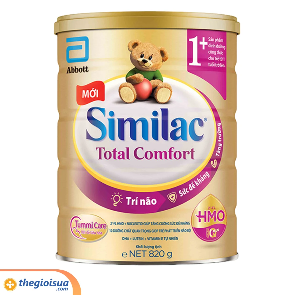 Sữa bột Similac Total Comfort 1+ (HMO) 820g