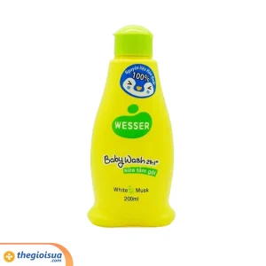 Sữa tắm gội Wesser 2 in 1 200ml (Xanh lá)