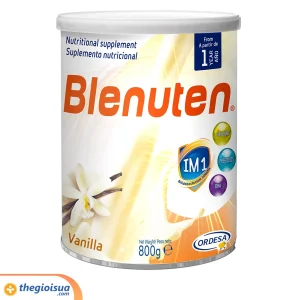Sữa bột Blenuten tăng cân năng lượng cao vị Vanilla 800g