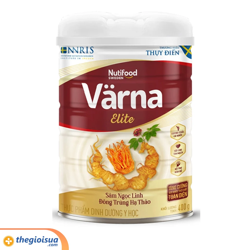 Thực phẩm dinh dưỡng y học Varna Elite lon 400g