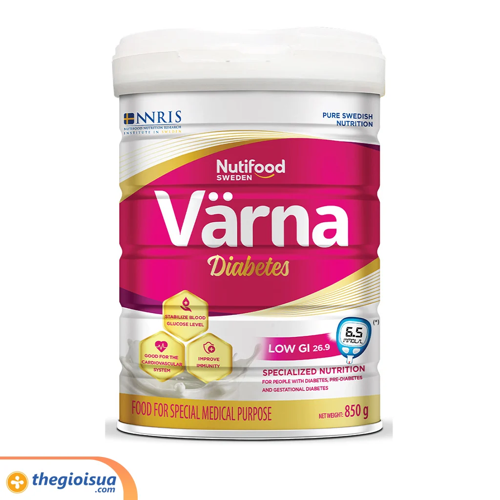 Thực Phẩm Dinh Dưỡng Y Học Varna Diabetes (SI) Lon 850g