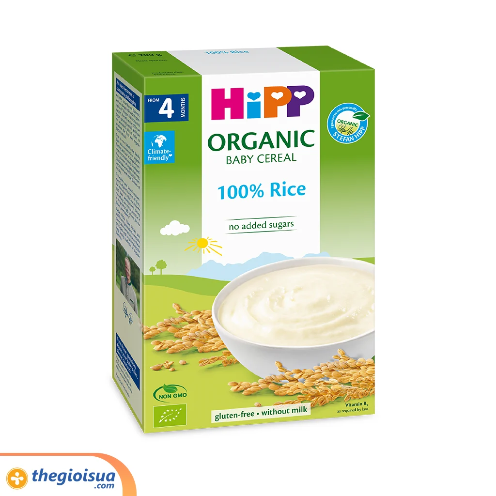 Bột gạo nhũ nhi Hipp Organic 200g