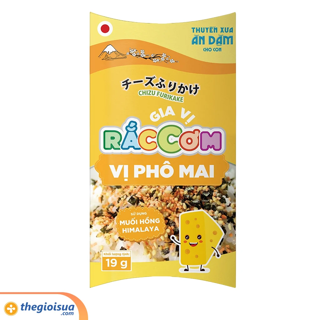 Gia vị rắc cơm Thuyền Xưa – Vị Phô Mai 19gr