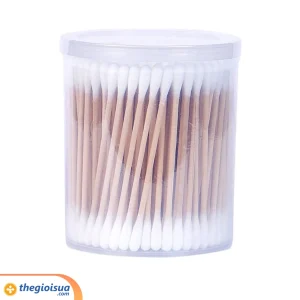 Bông tai Hana trẻ em lõi nhựa hộp tròn nắp xoay 200 cái
