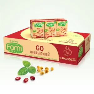 Sữa ĐN Fami Go đậu đỏ nếp cẩm 200ml (Lốc 6H)