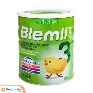 Sữa bột Blemil Plus 3 800g cho bé trên 12 tháng
