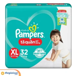 Pampers Tã quần size XL 32 miếng