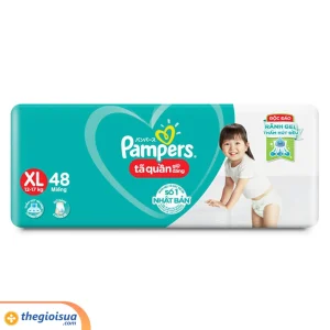 Pampers Tã quần size XL 48 miếng