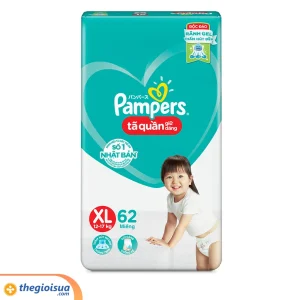Pampers Tã quần size XL 62 miếng