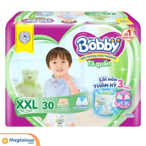 Tã quần Bobby Siêu Thấm size XXL 30 miếng