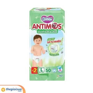 Tã Bobby quần Antimos xua muỗi L50.2