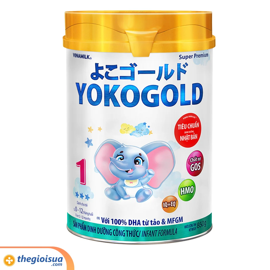 Sữa bột Vinamilk Yoko Gold 1 hộp thiếc 850g