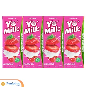 Sữa chua uống Vinamilk Yomilk hương dâu 170ml