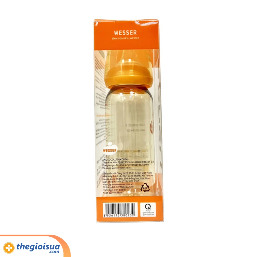 Bình sữa PPSU Wesser 250ml