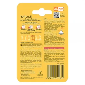 Vỉ núm ty Softouch Pigeon Size L (hộp 2c) – giá 1 cái