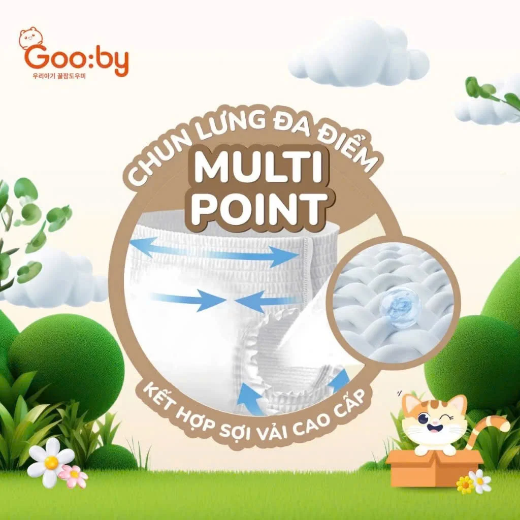 Bỉm quần Gooby Extra size XXL 44 miếng (cho bé 14 – 20kg)