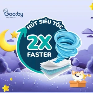 Bỉm quần Goo:by Premium size M 34 miếng (cho bé 6 – 11kg)