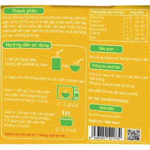 Cháo tươi GOLD – Cá lóc & đậu xanh 240g
