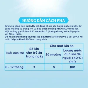 Sữa Enfamil A2 NeuroPro số 2 800g (Infant Formula, 6-12 tháng)