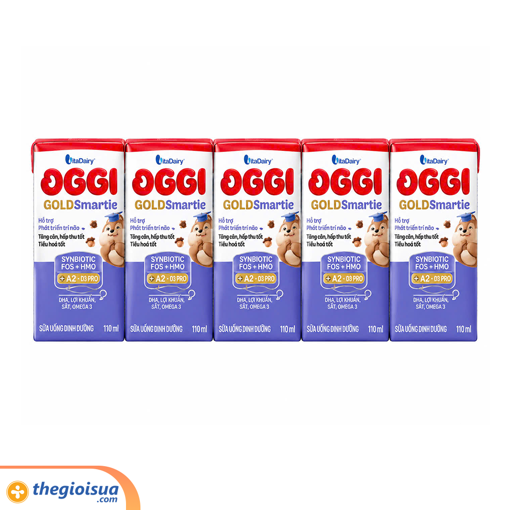 Sữa Uống Dinh Dưỡng Oggi Gold Smartie 110ml x24